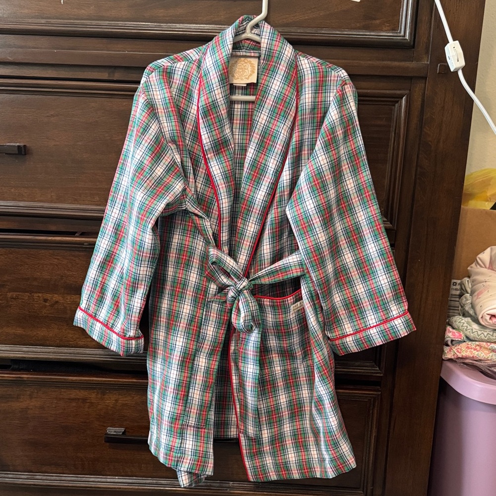 Beaufort Bonnet Company Plaid Robe with Belt
